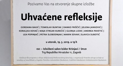 Pozivamo Vas na otvorenje skupne izložbe Uhvaćene refleksije